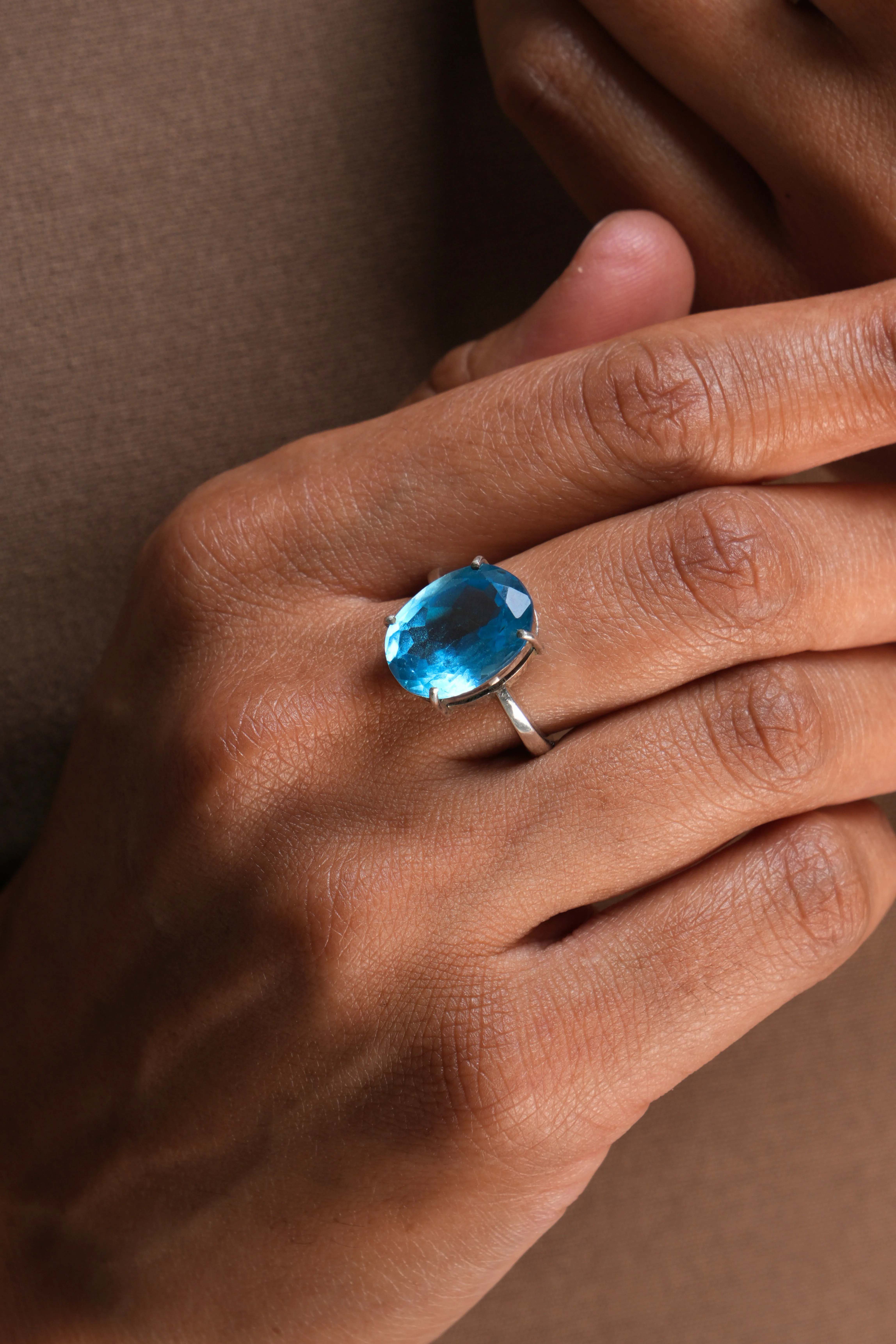 Ocean Echo Oval Ring