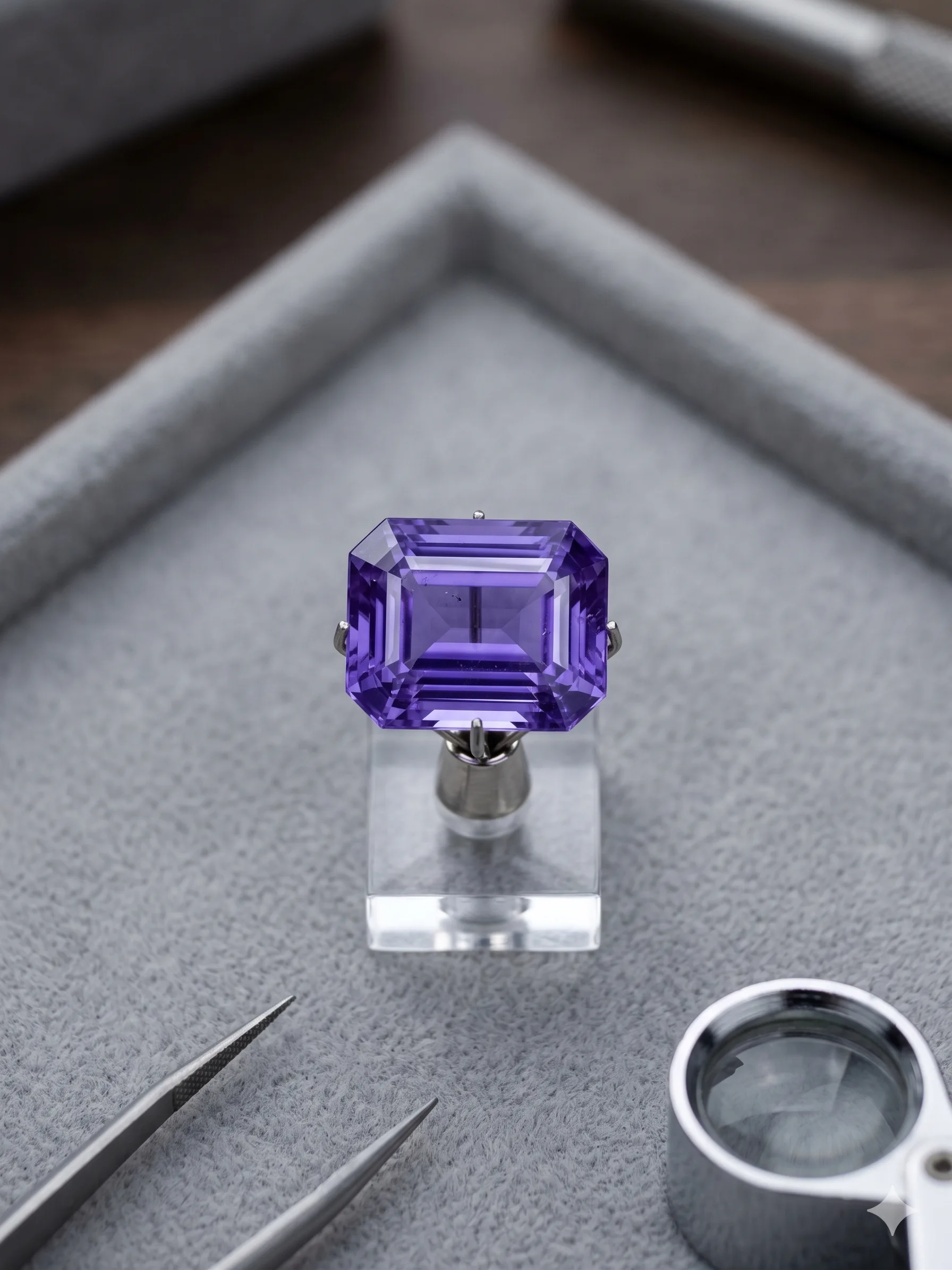 Certified Violet Sapphire